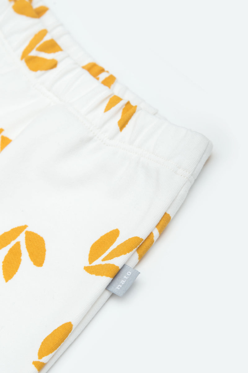 Pantalón Estampado Ambiental Fuego – Hoja Ambar