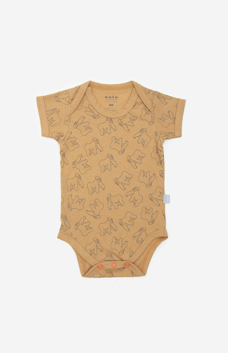 Comprar Body Amarillo Manga Corta Bebe - Bodys