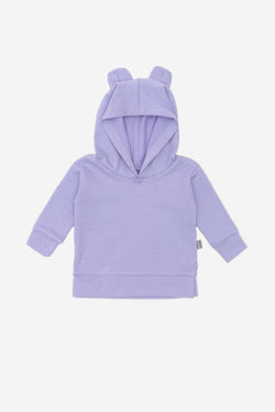 Hoodie unicolor lila