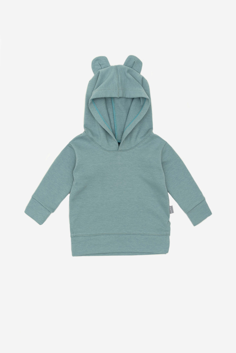 Hoodie unicolor menta